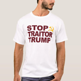 Camiseta "Detengan al traidor Trump"