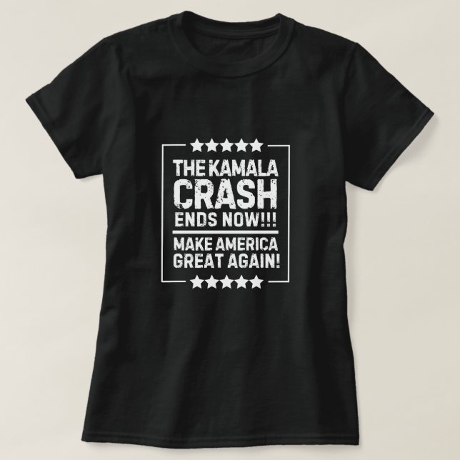Camiseta ¡Detengan el accidente de Kamala! (Diseño del anverso)