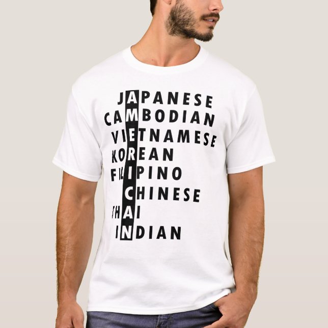 Camiseta Detengan el odio asiático los norteamericanos (Anverso)