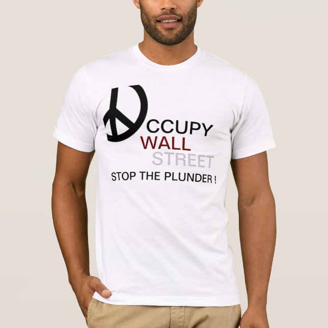 CAMISETA ¡DETENGAN EL PLUNDER! (Anverso)
