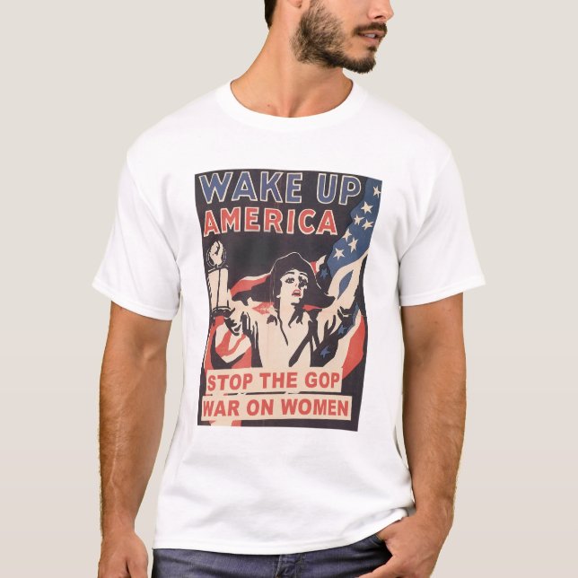 Camiseta Detengan la guerra del Partido Republicano contra  (Anverso)