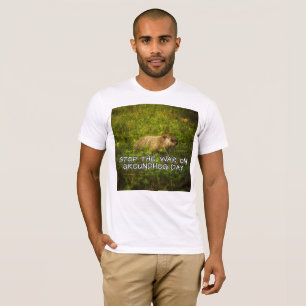 Camiseta Detengan la guerra en el día de los subterráneos