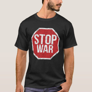 Camiseta Detengan la guerra en el mundo Todos somos humanos