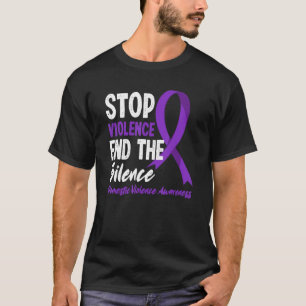 Camiseta Detengan la violencia Acaben con el silencio La vi