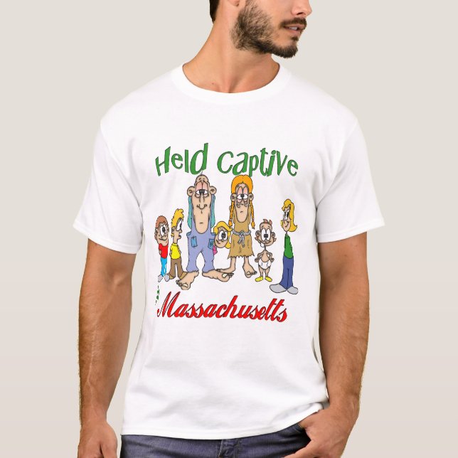 Camiseta Detenido en Massachusetts (Anverso)