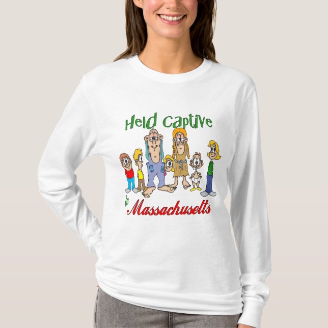 Camiseta Detenido en Massachusetts (Anverso)