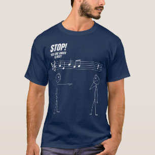Camiseta Detente Estás Bajo Un Descanso Divertido Stickman 