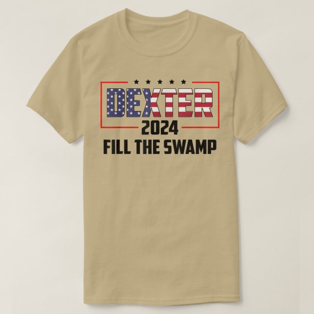 Camiseta Deter 2024 Fill The Swamp 1747 (Diseño del anverso)