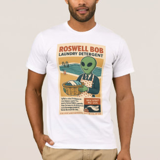 Camiseta Detergente de lavandería Roswell Aliens Retro de l