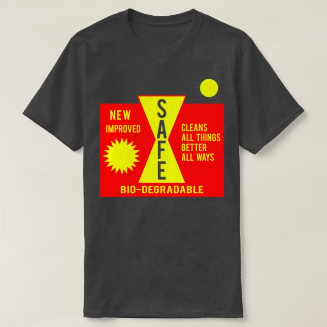 Camiseta Detergente de lavandería SAFE del Brady Bunch (Diseño del anverso)