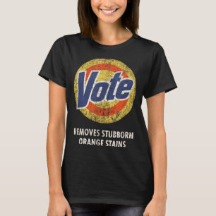Camiseta Detergente para lavar la ropa de voto anti-trump d