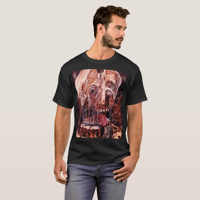 CAMISETA DETERIORO DE LA MENTE SOBRE MATERIA (Anverso completo)