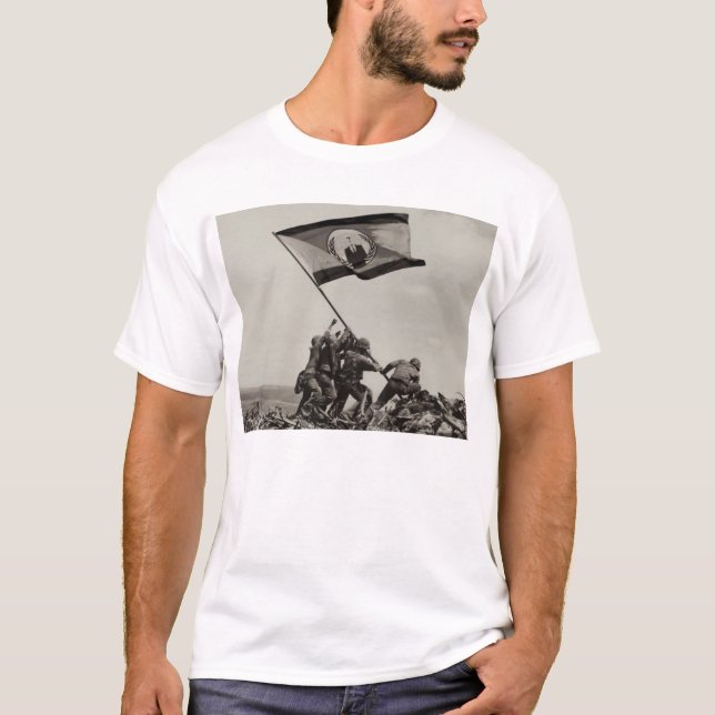 Camiseta Determinación anon de la bandera (Anverso)