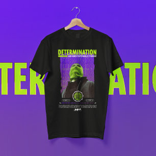 Camiseta Determinación del diseño moderno de calzado