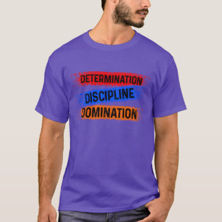 Camiseta Determinación Disciplina Dominación Regalo deporti