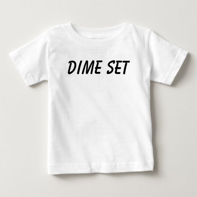Camiseta determinada del bebé de la moneda de diez (Anverso)