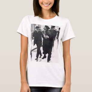 Camiseta Detienen a Suffragette Emmeline Pankhurst en 1914
