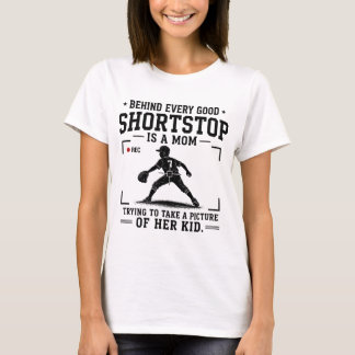 Camiseta Detrás de cada buen campocorto hay una mamá