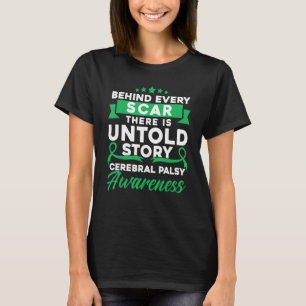 Camiseta Detrás de cada cicatriz Conciencia sobre la paráli