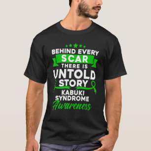 Camiseta Detrás de cada cicatriz Síndrome de Kabuki Concien