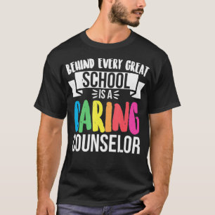 Camiseta Detrás de cada gran escuela hay un asesor de cuida
