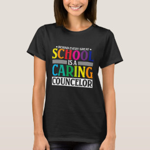 Camiseta Detrás De Cada Gran Escuela Hay Un Consejero De Cu