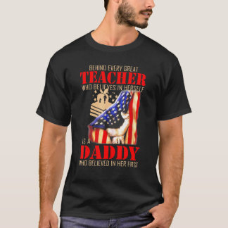 Camiseta Detrás de cada gran maestro que cree en sí misma