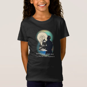 Camiseta Detrás De Cada Gran Mente Hay Un Profesor Que Insp