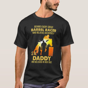 Camiseta Detrás De Cada Gran Racer De Barril Que Día Del Pa