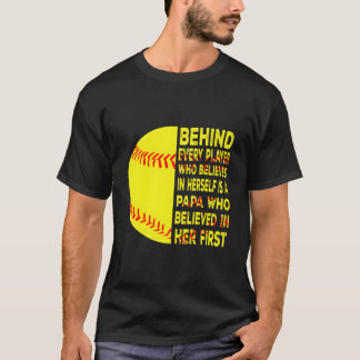 Camiseta Detrás de cada jugador está papá Feliz día del pad