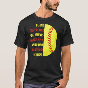 Camiseta Detrás De Cada Jugador Hay Un Padre De Softball Da
