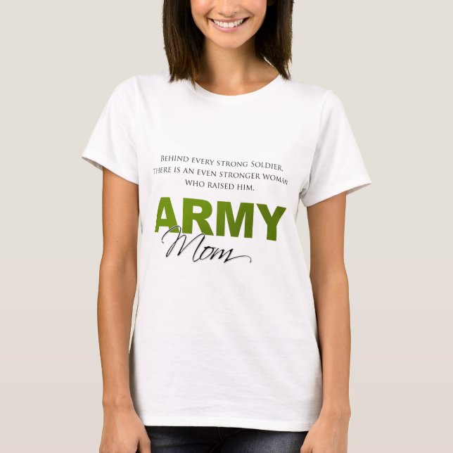Camiseta Detrás de cada soldado fuerte 2 (Anverso)
