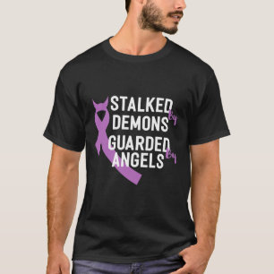 Camiseta Detrás De Los Demonios Protegidos Por Los Ángeles,