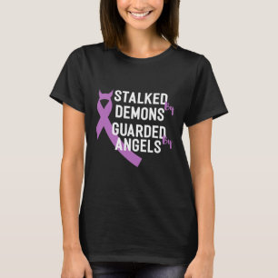 Camiseta Detrás De Los Demonios Protegidos Por Los Ángeles,