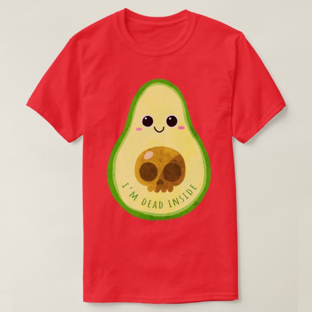 Camiseta Detrás del aguacate (Diseño del anverso)