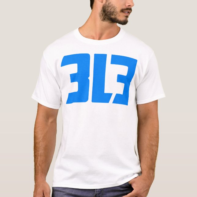 Camiseta Detroit 313 (Anverso)