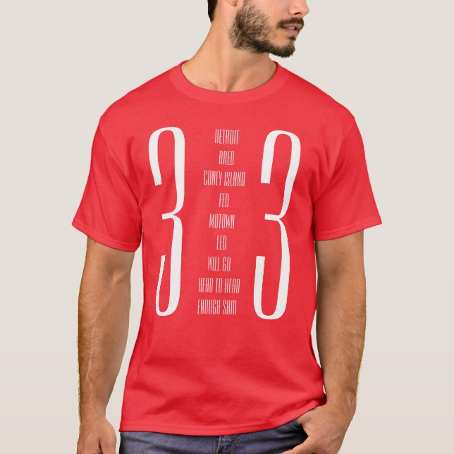 Camiseta Detroit 313 (Anverso)