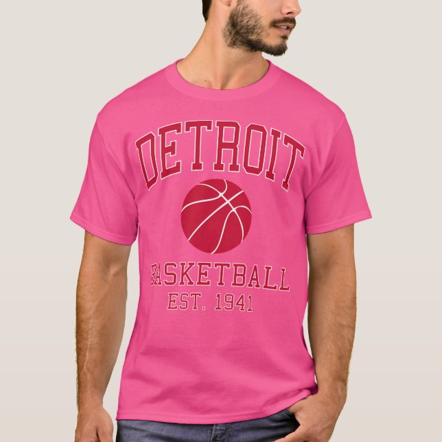Camiseta Detroit Basketball (Anverso)