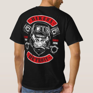 Camiseta Detroit Biker Motorcycle Gift Chopper Gorilla