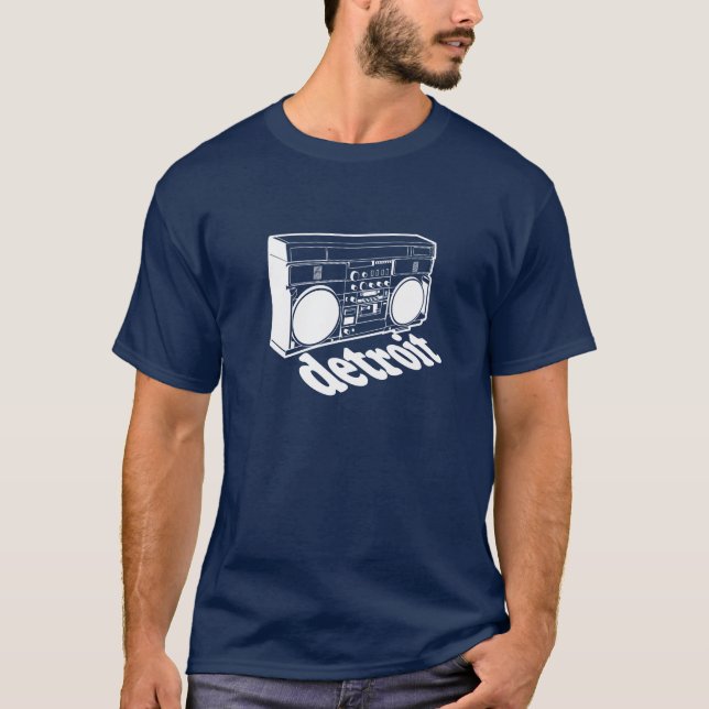 Camiseta Detroit Boombox (Anverso)