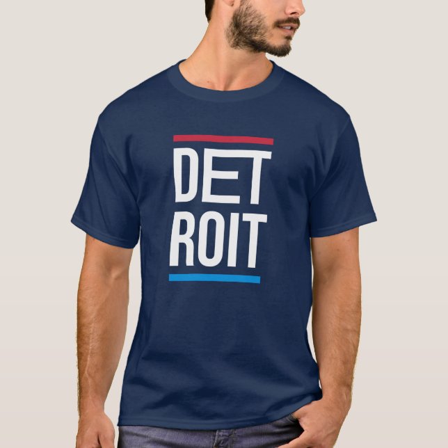Camiseta Detroit city logo design (Anverso)