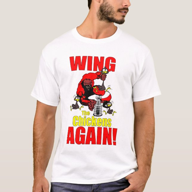 Camiseta Detroit de hockey (Anverso)
