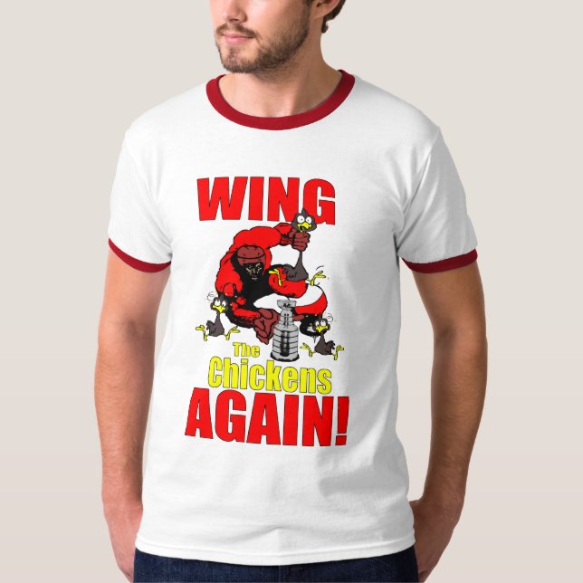 Camiseta Detroit de hockey (Anverso)