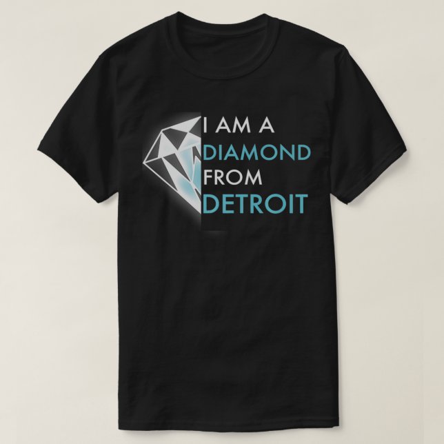 Camiseta Detroit Diamond Premium (Diseño del anverso)