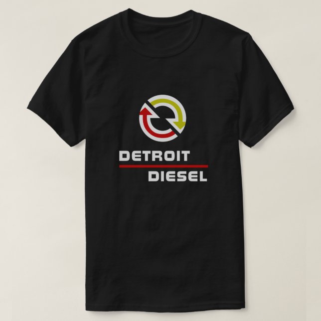 Camiseta Detroit Diesel Relajante Fit (Diseño del anverso)