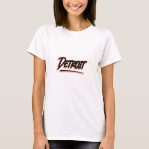 Camiseta Detroit Graffiti Style