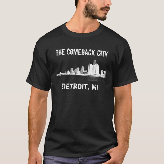 Camiseta Detroit - la ciudad de la reaparición (Anverso)