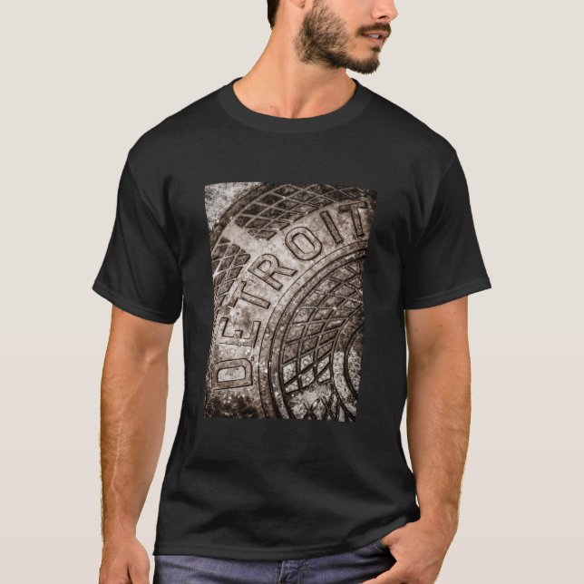 Camiseta Detroit Manhole Cover (Anverso)