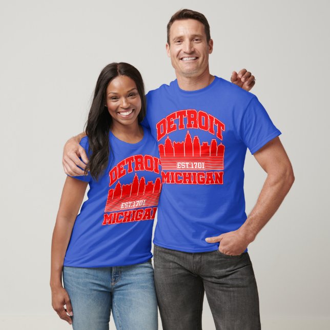 Camiseta Detroit, Michigan (Unisexo)