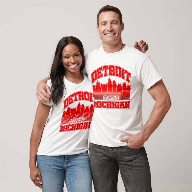 Camiseta Detroit, Michigan (Unisexo)